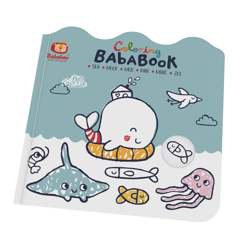BabaBook - Livre de coloriage « Mer »